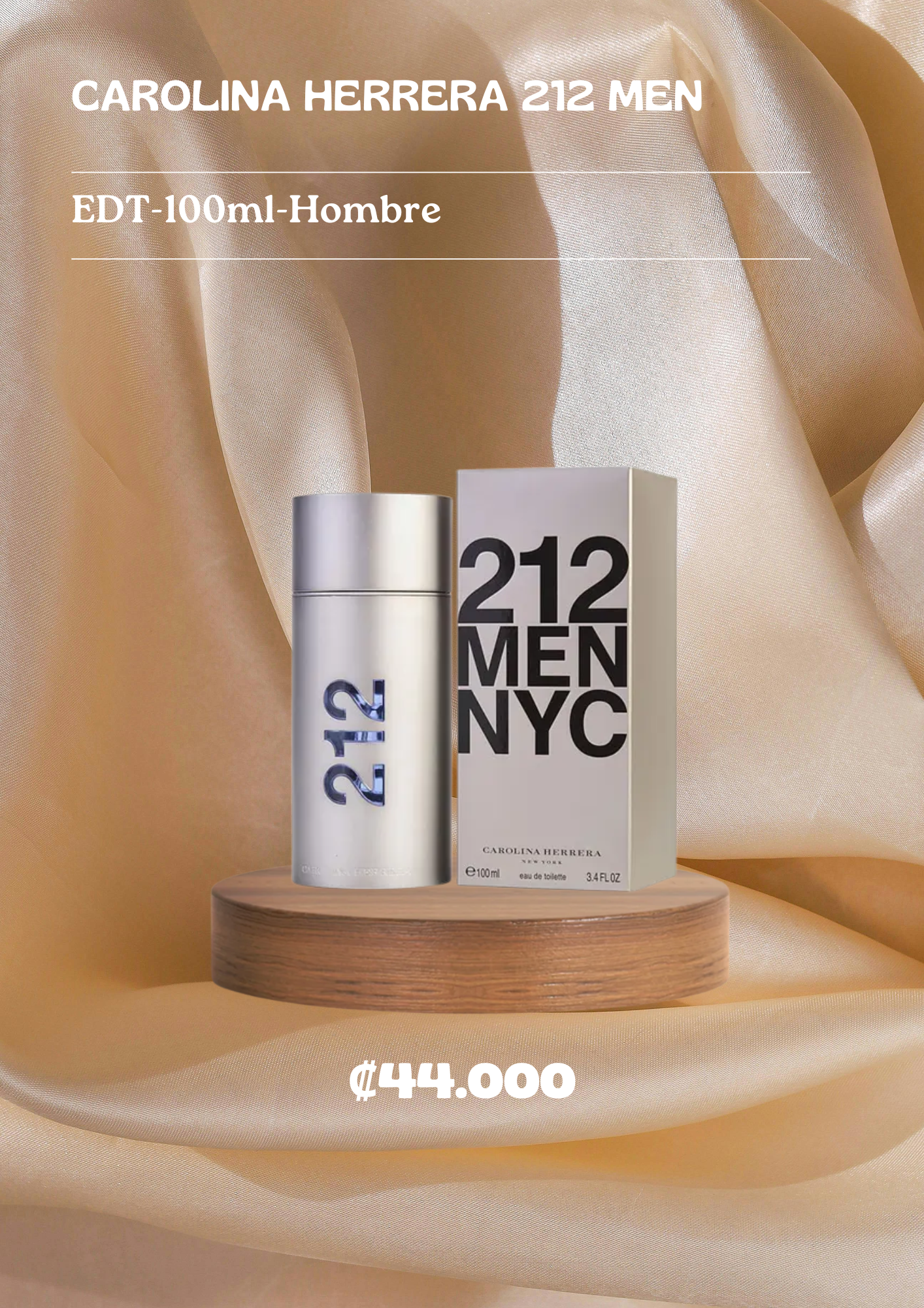Carolina Herrera 212 Hombre NYC